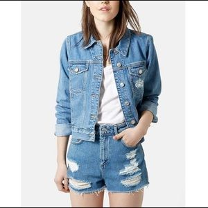 Topshop Moto Jean Jacket
